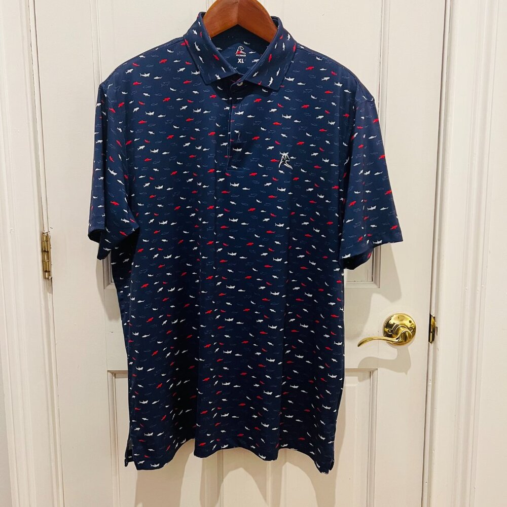 Rhoback Men’s Size XL Performance Golf Polo Shirts - Picture 13 of 16